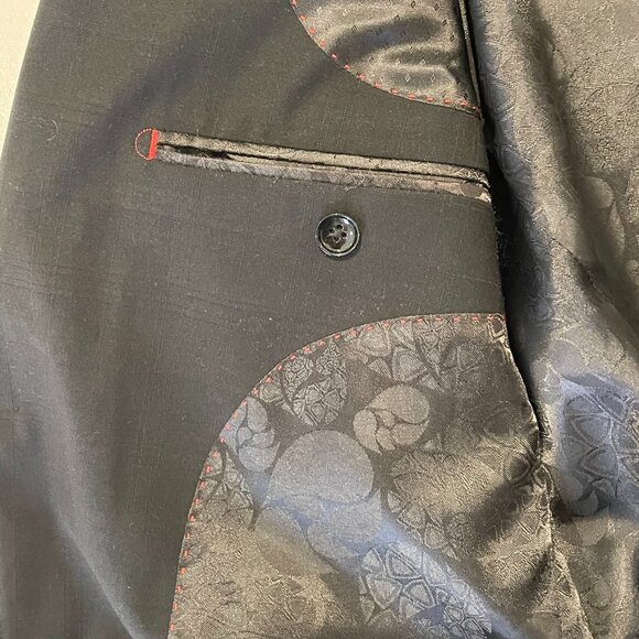 Sondergaard 2 Piece Suit 40R Black - Picture 5 of 11